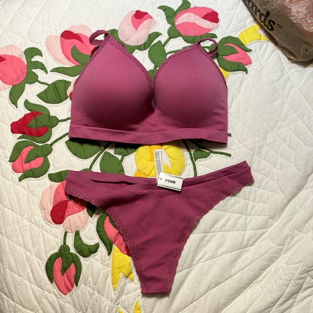 Victoria's Secret matching bra and thong